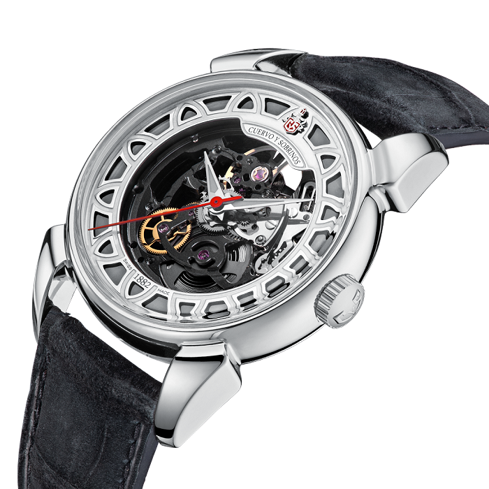 Cuervo y Sobrinos Watch Historiador Squelette 3191.1NSQS Image 3
