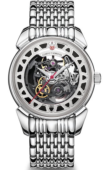 Cuervo y Sobrinos Watch Historiador Squelette 3191B.1NSQS Image 1