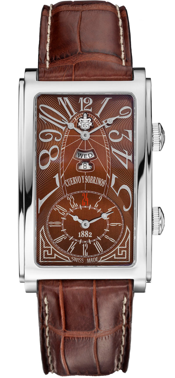 Cuervo y Sobrinos Watch Prominente Dual Time 1124.1ATG Image 1