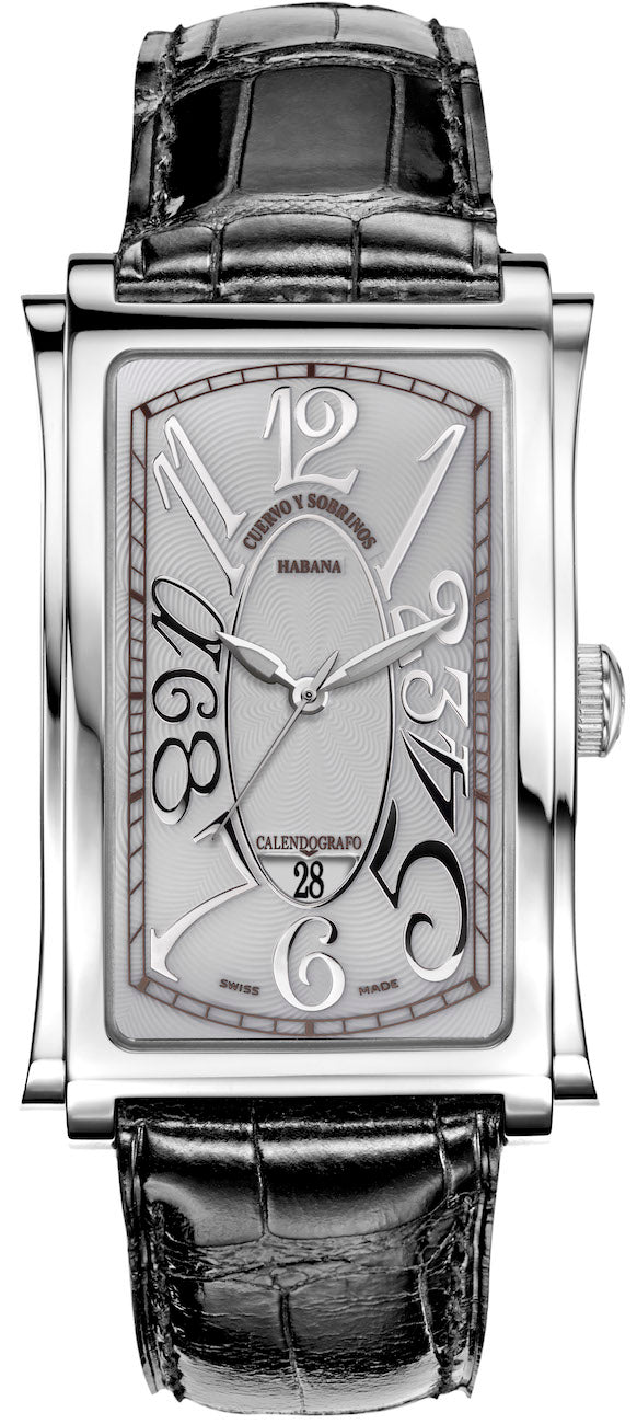 Cuervo y Sobrinos Watch Prominente Solo Tiempo 1012.1WH Image 1