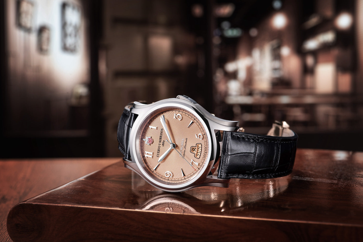 Cuervo y Sobrinos Watch Robusto Churchill Day Date Limited Edition 2810.1S Image 10