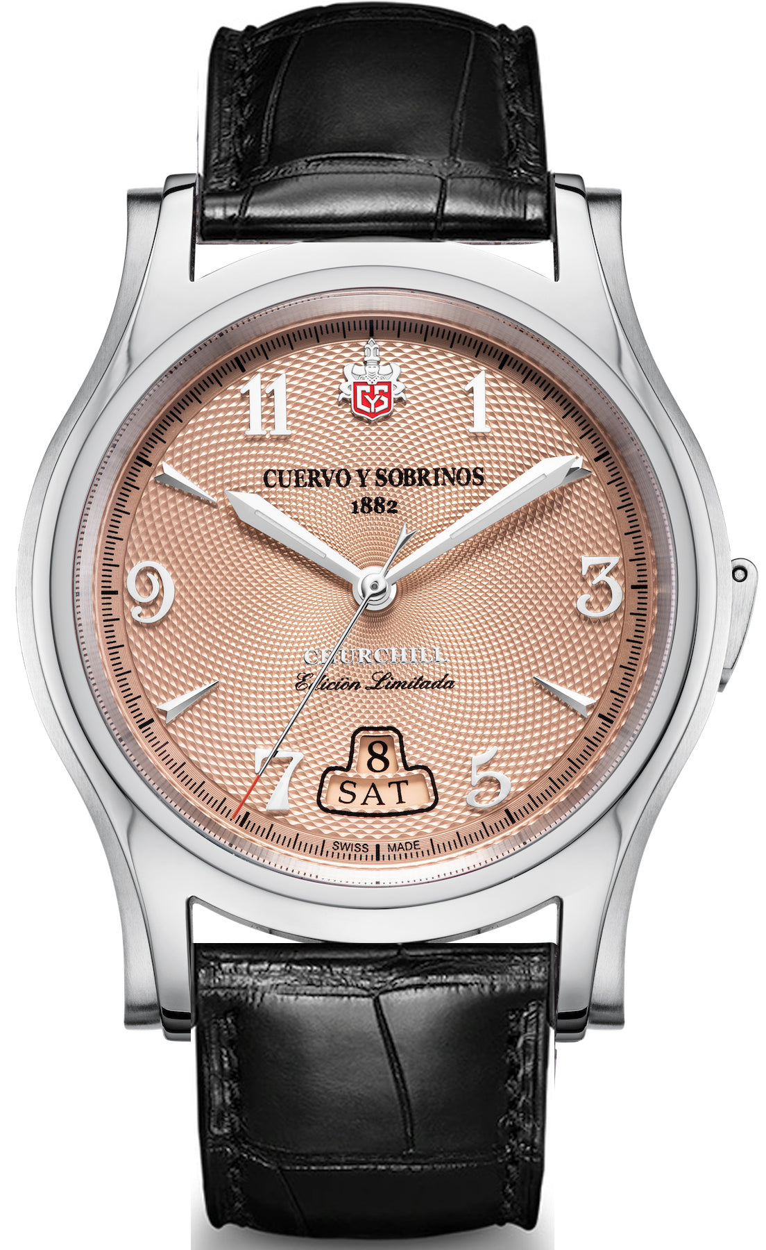 Cuervo y Sobrinos Watch Robusto Churchill Day Date Limited Edition 2810.1S Image 2
