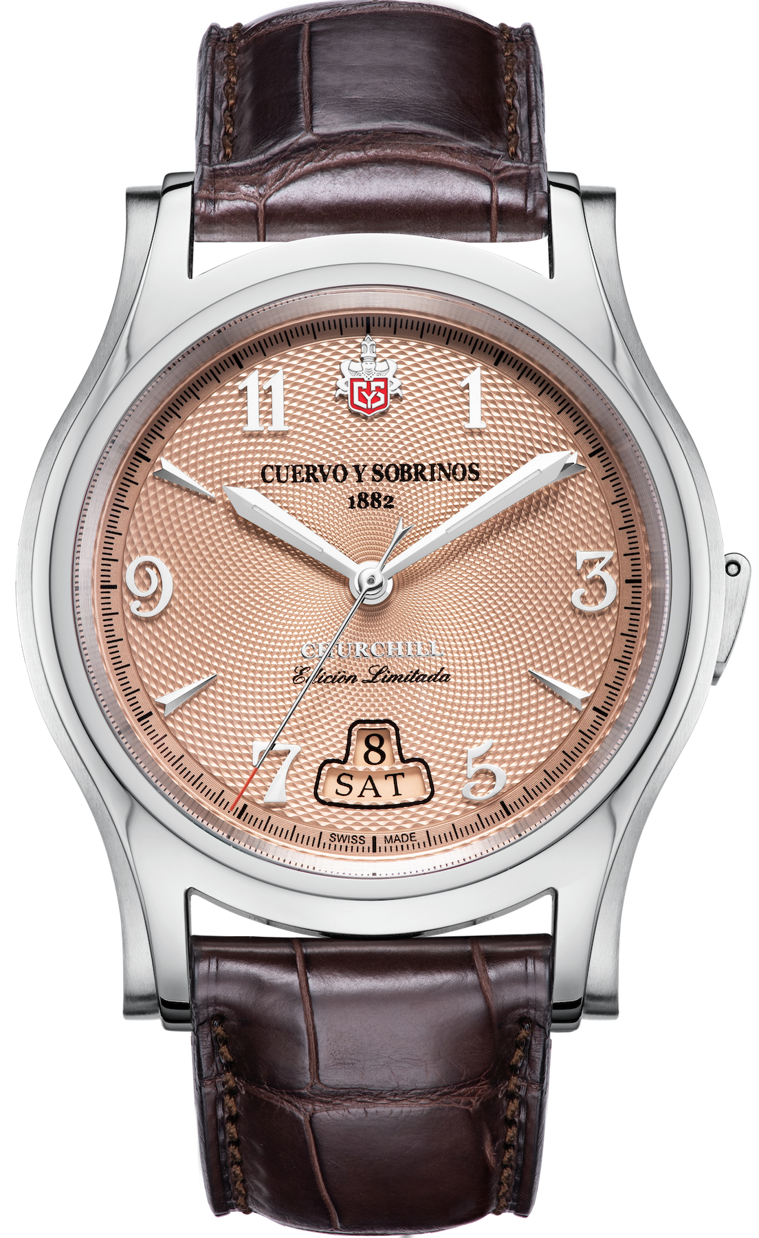 Cuervo y Sobrinos Watch Robusto Churchill Day Date Limited Edition 2810.1S Image 3