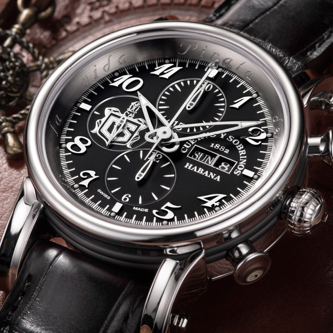 Cuervo y Sobrinos Watch Torpedo Pirata Chrono 3051.1NDD Image 2