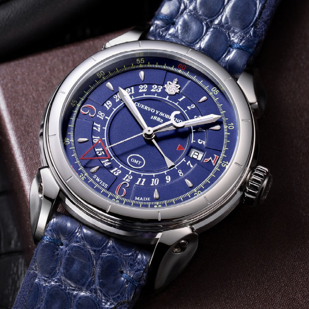 Cuervo y Sobrinos Watch Vuelo GMT 3204.1B Image 2