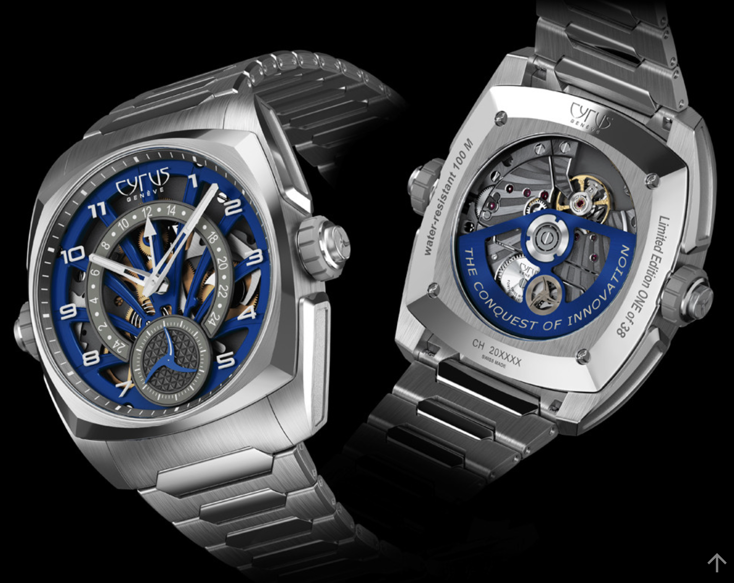 Cyrus Klepcys GMT Ocean Blue Bracelet Limited Edition Watch 539.507.TTM.C Ocean Blue Image 2