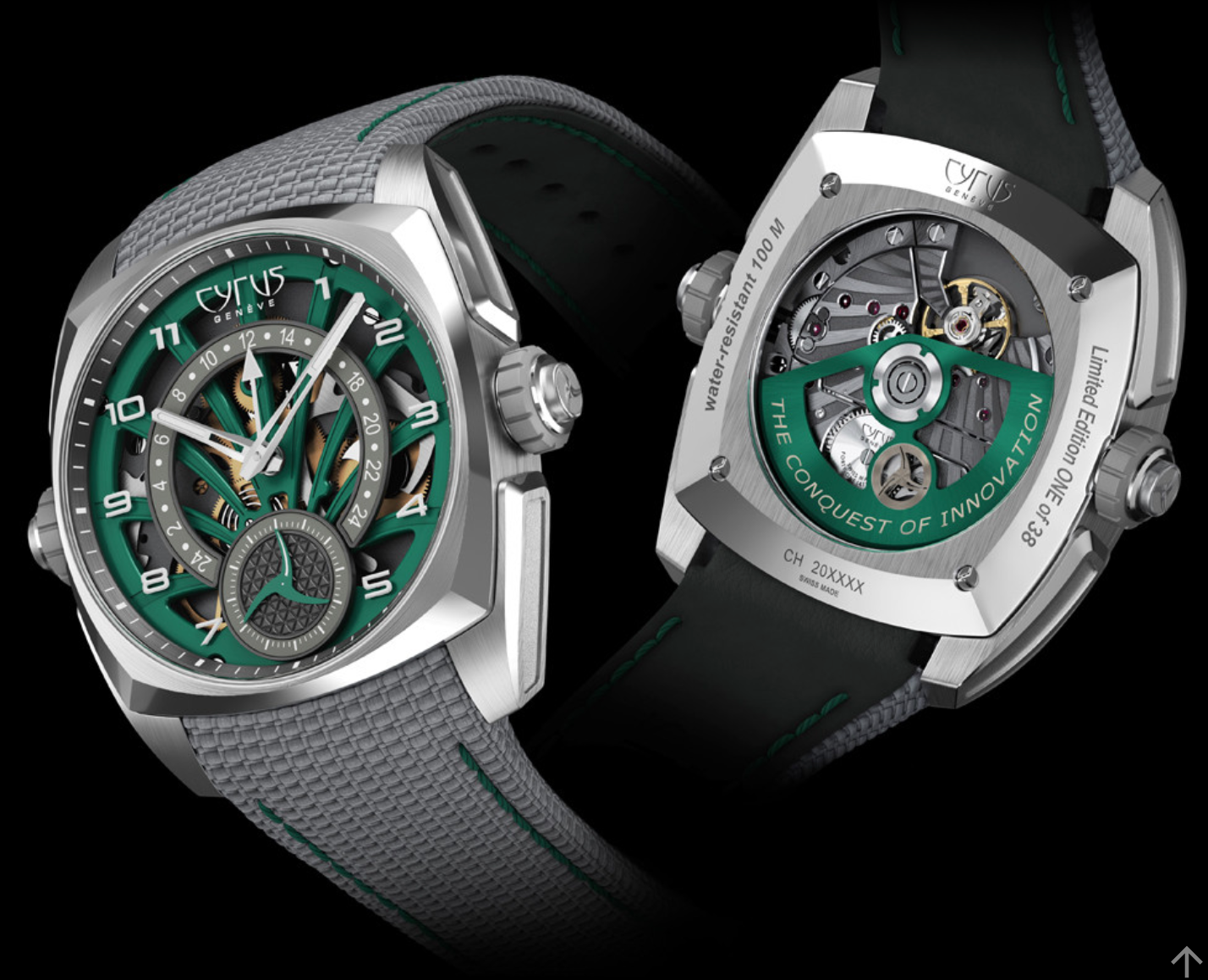 Cyrus Klepcys GMT Palm Green Limited Edition Watch 539.507.TT.C Palm Green Image 2