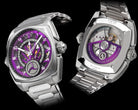 Cyrus Klepcys GMT Titanium Royal Purple Bracelet Watch 539.507.TTM.D Image 3