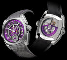 Cyrus Klepcys GMT Titanium Royal Purple Cordura Watch 539.507.TT.D Image 5