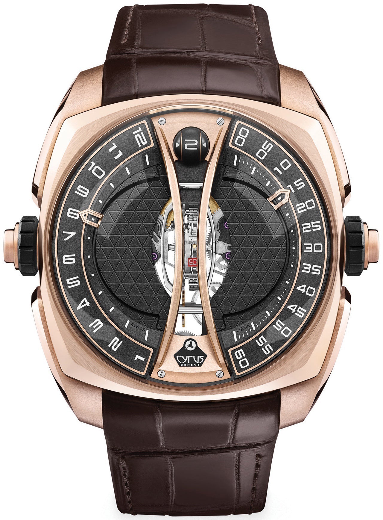 Cyrus Klepcys Vertical Tourbillon Rose Gold Limited Edition Watch 539.505.GG.A Image 1