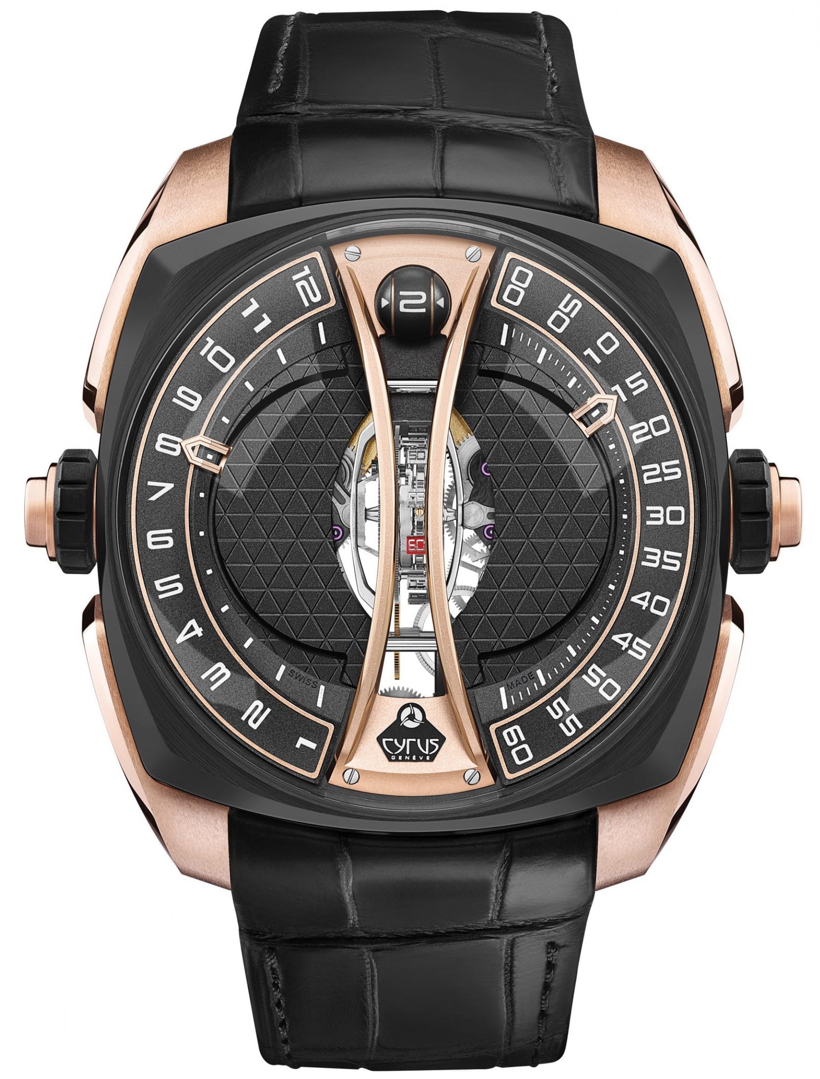 Cyrus Klepcys Vertical Tourbillon Rose Gold Titanium Limited Edition Watch 539.505.GD.A Image 1