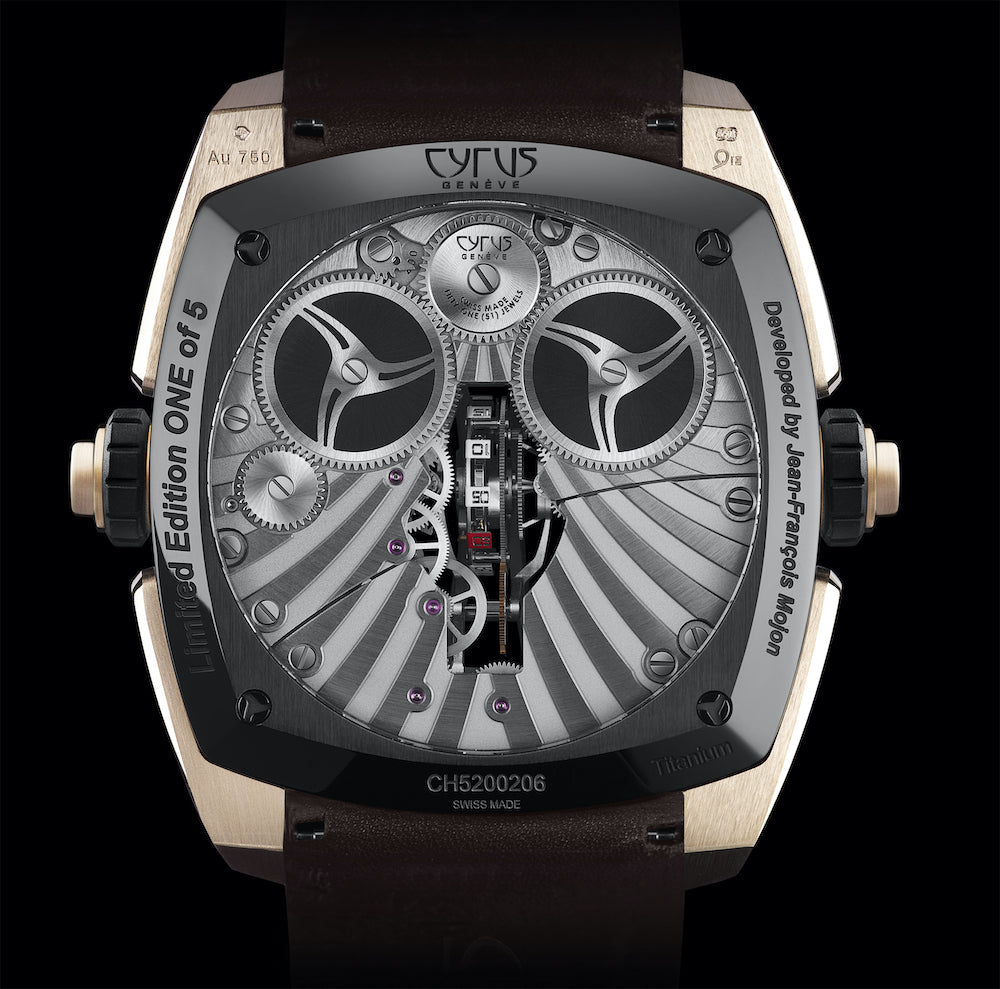 Cyrus Watch Klepcys Vertical Tourbillon Black Rose Gold Limited Edition 539.506.GD.A  Image 2