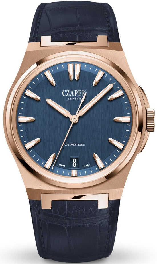 Czapek Antarctique Mount Erebus 5N Deep Blue Alligator Watch Antarctique Mount Erebus 5N Deep Blue Aligator Image 1