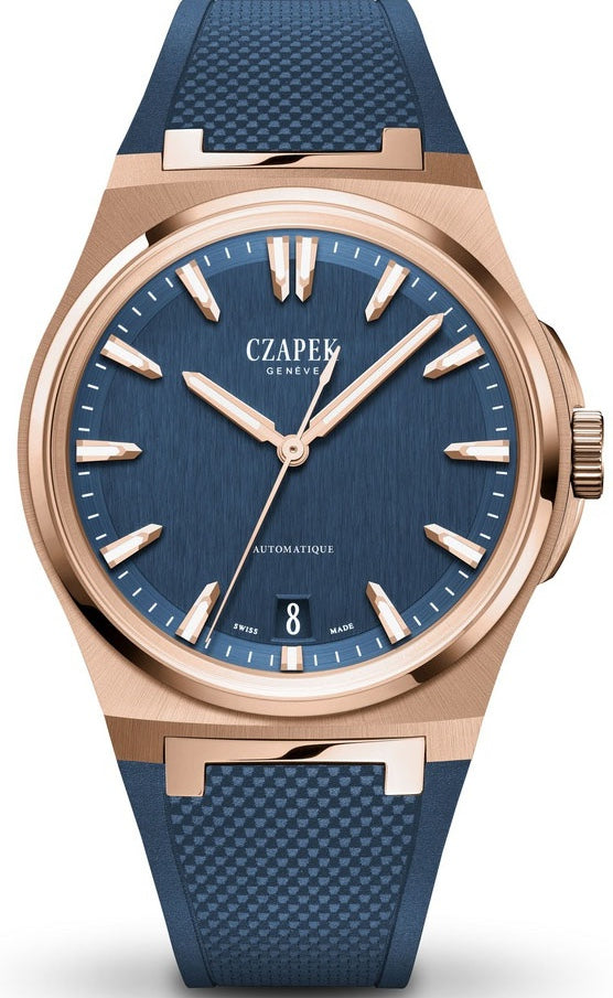 Czapek Antarctique Mount Erebus 5N Deep Blue Rubber Watch Antarctique Mount Erebus 5N Deep Blue Rubber Image 1