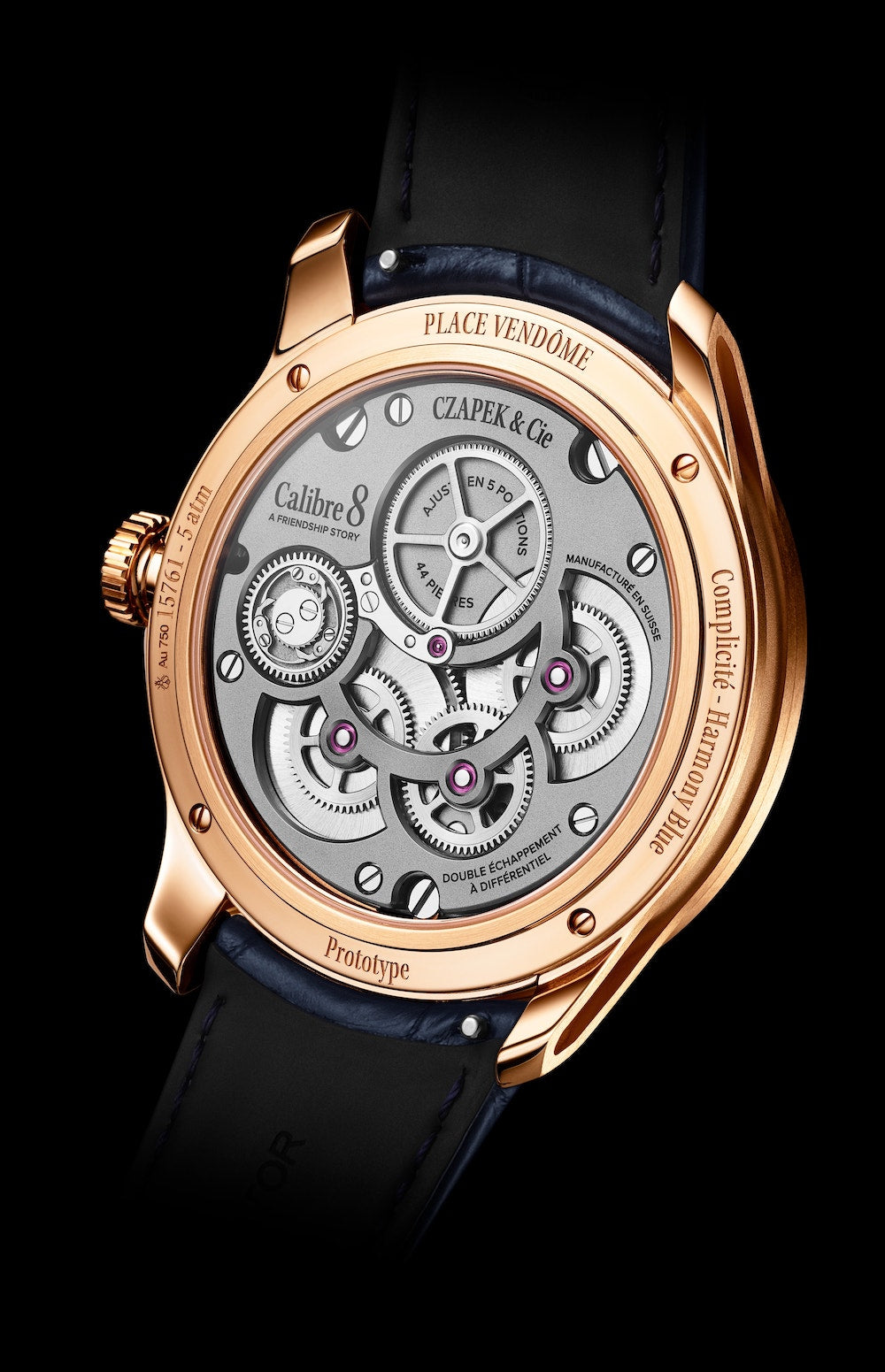 Czapek Place Vendome Complicite Harmony Blue Limited Edition Watch Place Vendome Complicite Harmony Blue Image 5