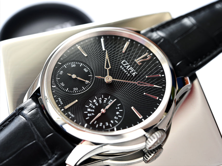 Czapek Quai des Bergues No.17 Double Soleil Tuxedo Black Watch Quai des Bergues 17 Double Soleil Tuxedo Black Image 5