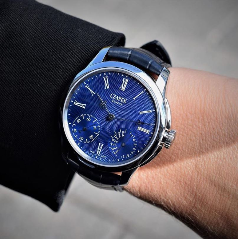 Czapek Quai Des Bergues Sapphire Blue S Limited Edition Watch Czapek Watch Quai Des Bergues Sapphire Blue S Image 4