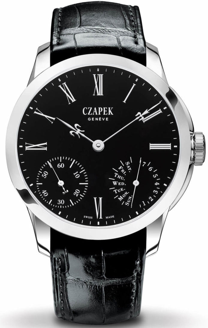 Czapek Quai Des Bergues Steel Black Enamel S Limited Edition Watch Quai Des Bergues Steel Black Enamel S Image 1