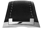 Czapek Strap Antarctique Passage de Drake Leather Black Grey Stitch Leather Black Grey Stitch Image 1