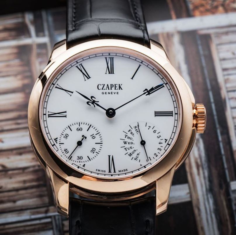 Czapek Watch Quai des Bergues Guilloche Ricochet Gold No.33bis Limited Edition Quai des Bergues Guilloche Ricochet Gold No.33bis Image 2