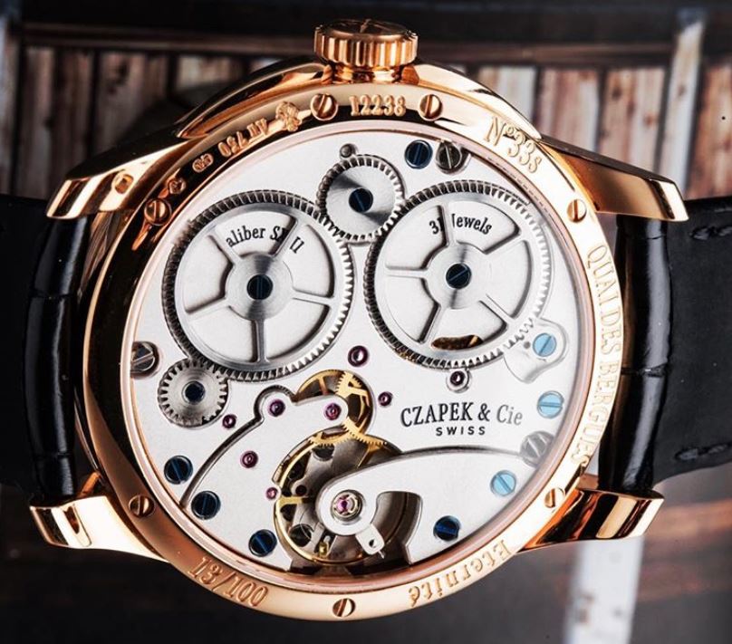 Czapek Watch Quai des Bergues Guilloche Ricochet Gold No.33bis Limited Edition Quai des Bergues Guilloche Ricochet Gold No.33bis Image 3