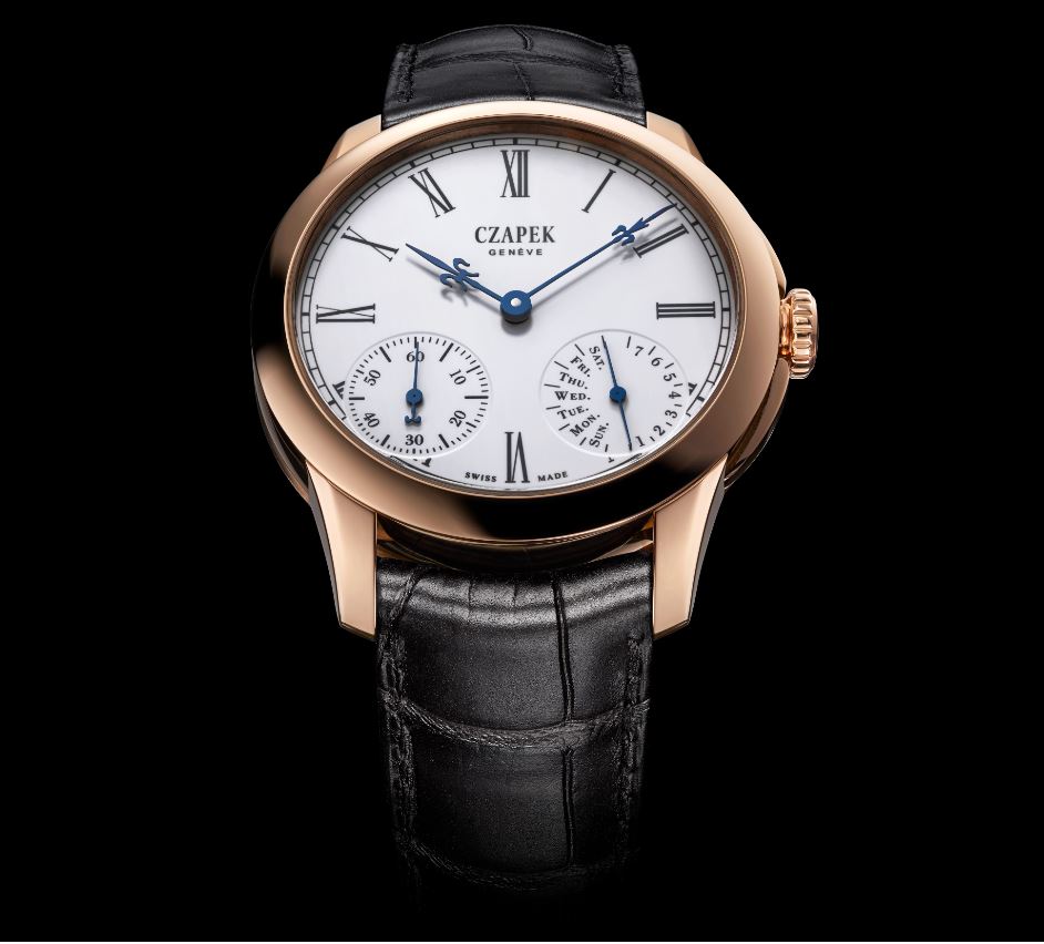 Czapek Watch Quai des Bergues Guilloche Ricochet Gold No.33S Limited Edition Quai des Bergues Guilloche Ricochet Gold No.33S Image 3