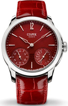 Czapek Watch Quai des Bergues Guilloche Ricochet Steel Rhubarb Red S Limited Edition Quai des Bergues Guilloche Ricochet Steel Rhubarb Red S Image 1