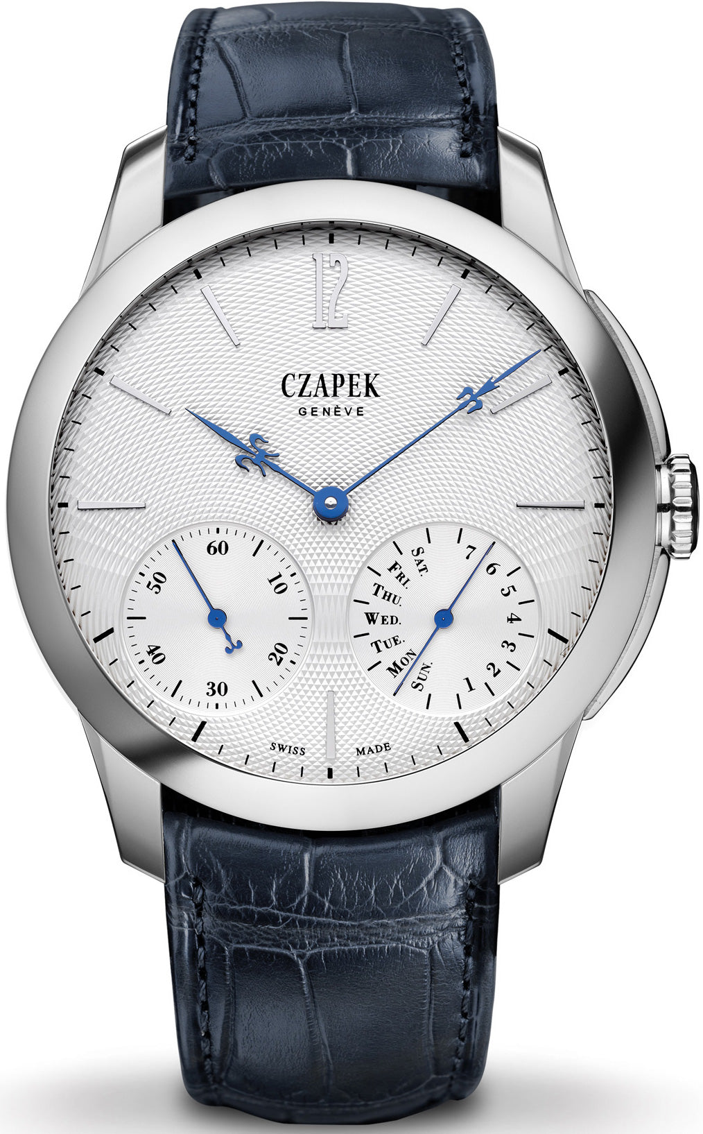 Czapek Watch Quai des Bergues Guilloche Ricochet Steel Sea Salt Grey Limited Edition Quai des Bergues Guilloche Ricochet Steel Sea Salt Grey Image 1
