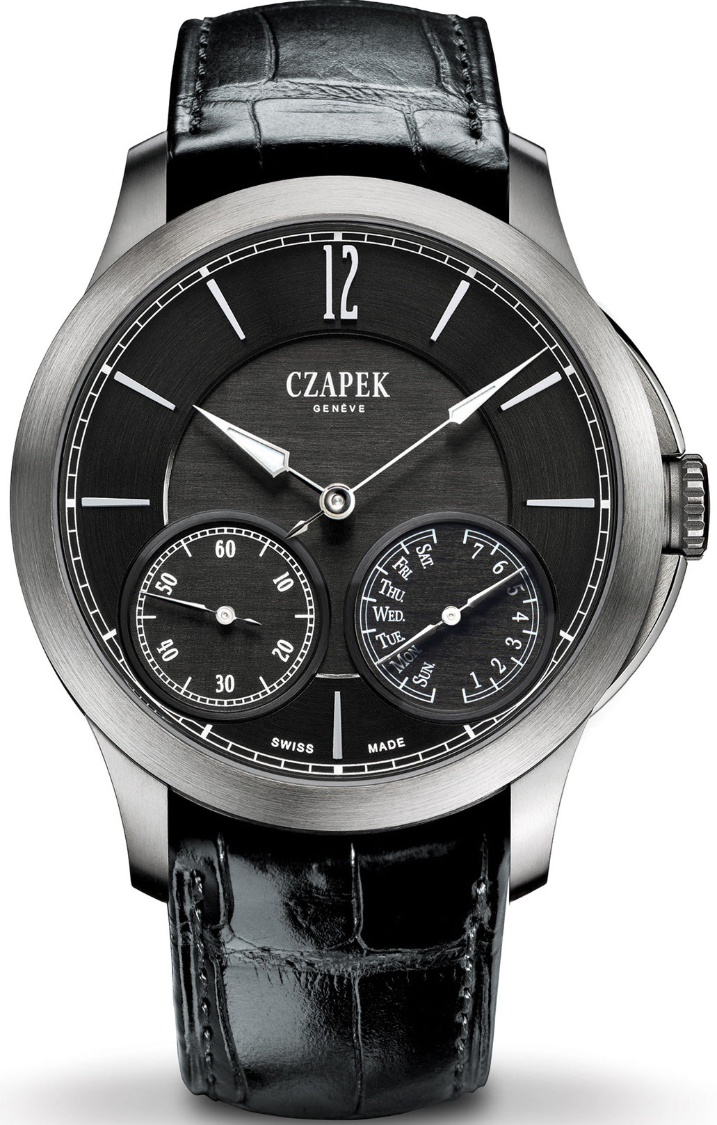 Czapek Watch Quai des Bergues Guilloche Ricochet Titanium No.27 Limited Edition Guilloche Ricochet Titanium No.27 Image 1