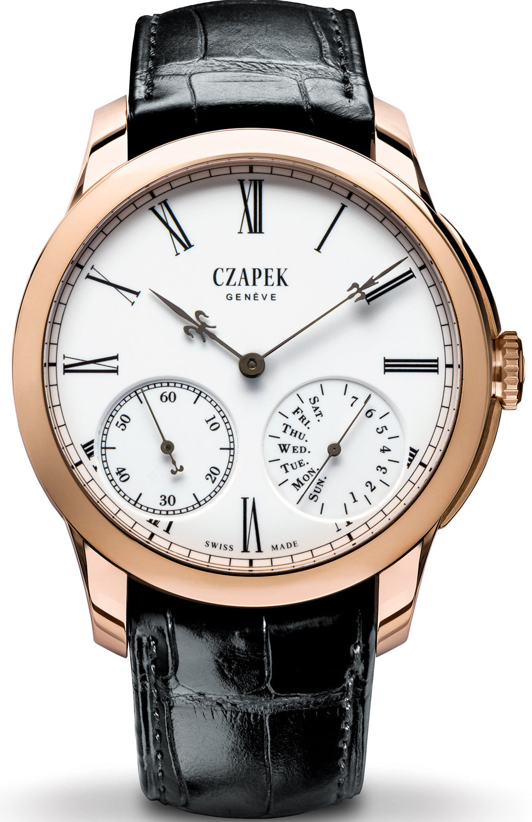 Czapek Watch Quai des Bergues Gold Guilloche Ricochet Gold No.33bi Limited Edition