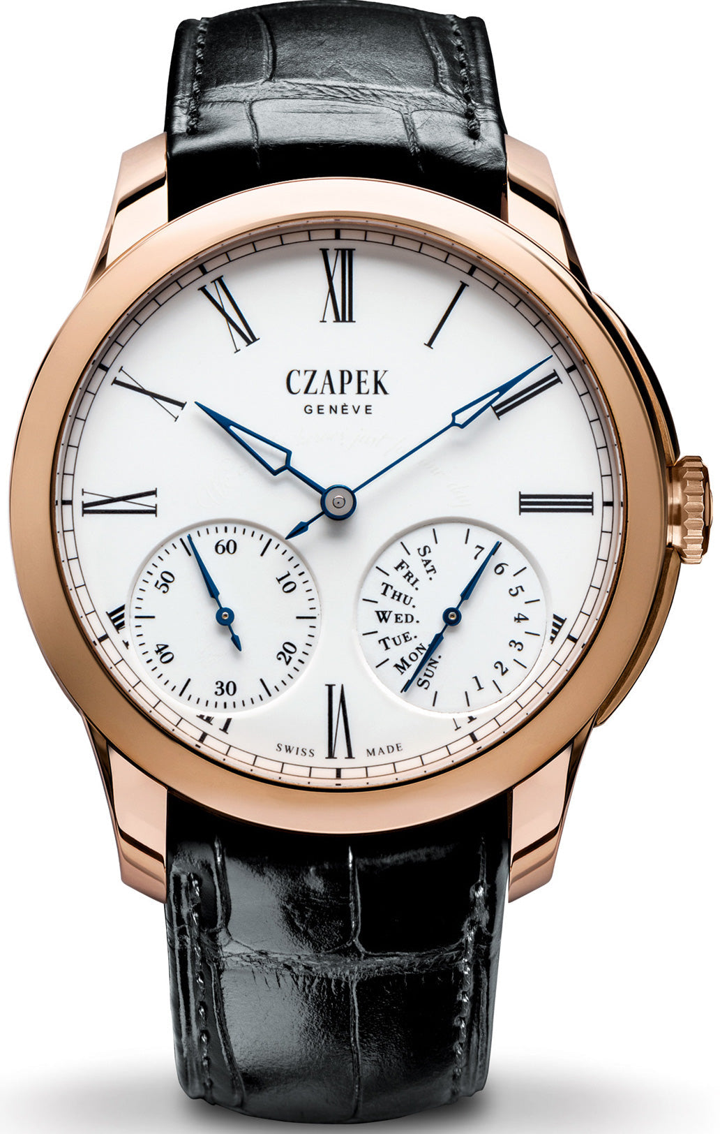 Czapek Watch Quai des Bergues Gold Guilloche Ricochet Gold No.31 Limited Edition