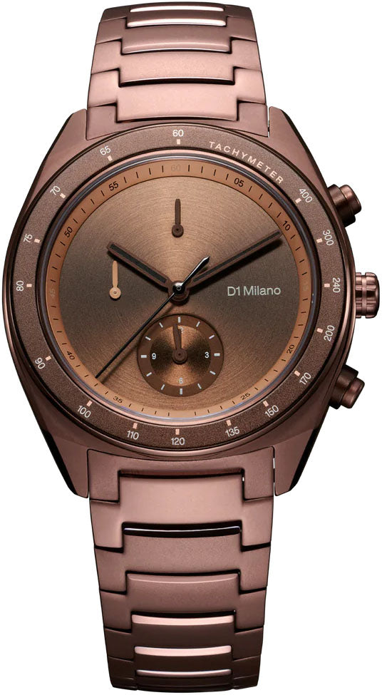 D1 Milano Chronograph Essential Brown Watch CHBJ22 Image 1