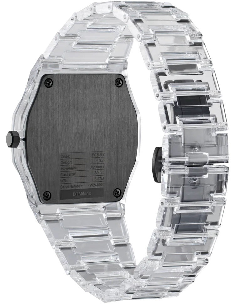 D1 Milano Nylon Exp White Watch NYBJ01 Image 3