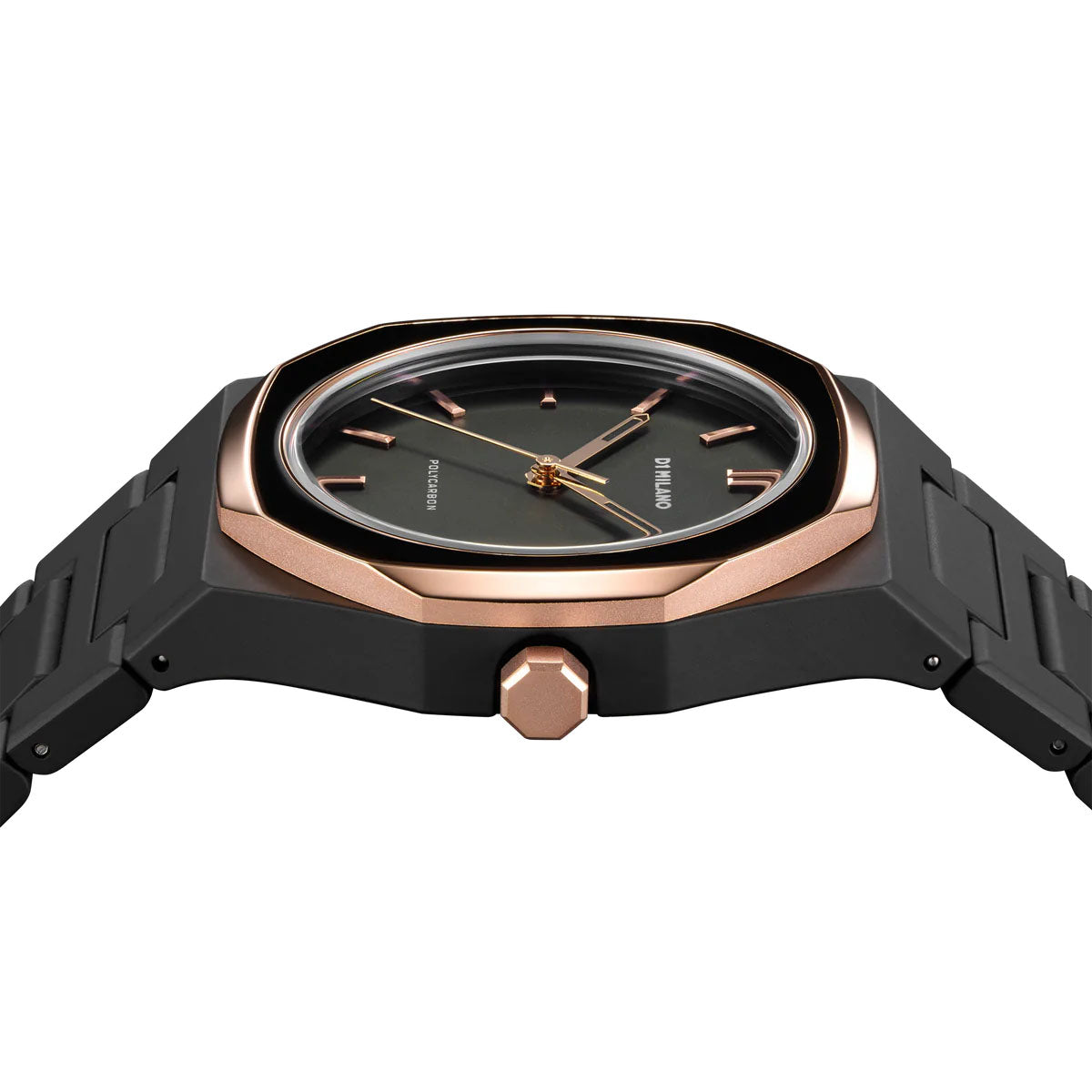 D1 Milano Polycarbon Gold Mesh Watch PCBU14 Image 4