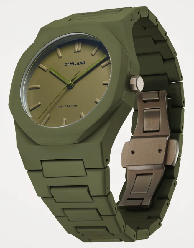 D1 Milano Polycarbon Military Green Watch D1-PCBJ22 Image 2