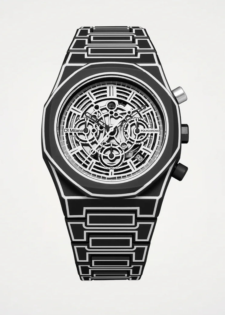 d1-milano-polychrono-black-sketch-watch-d1-phbj13