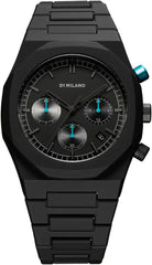 D1 Milano Polychrono Characoal Black Watch PHBJ07 Image 1