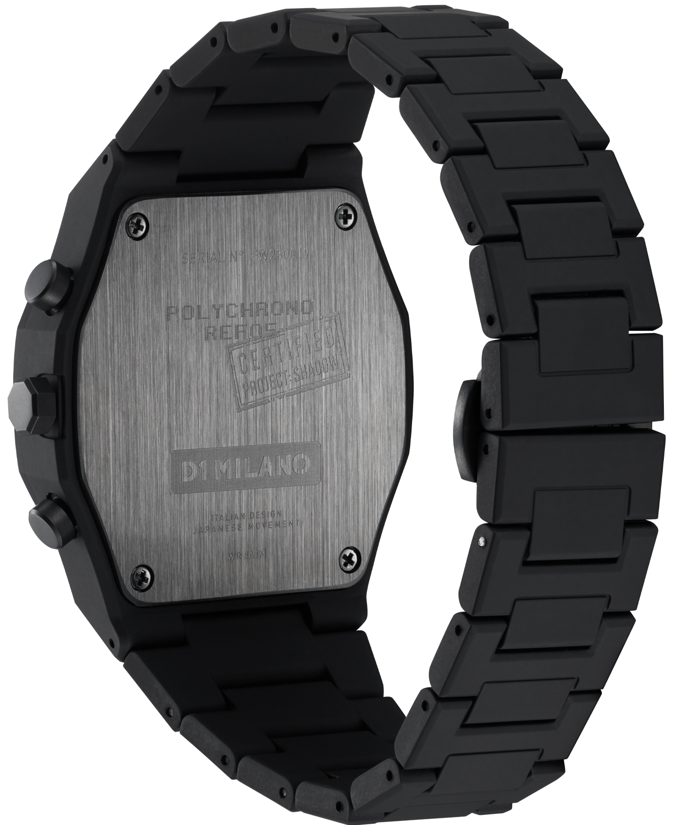 D1 Milano Polychrono Shadow Watch PHBJSH Image 2