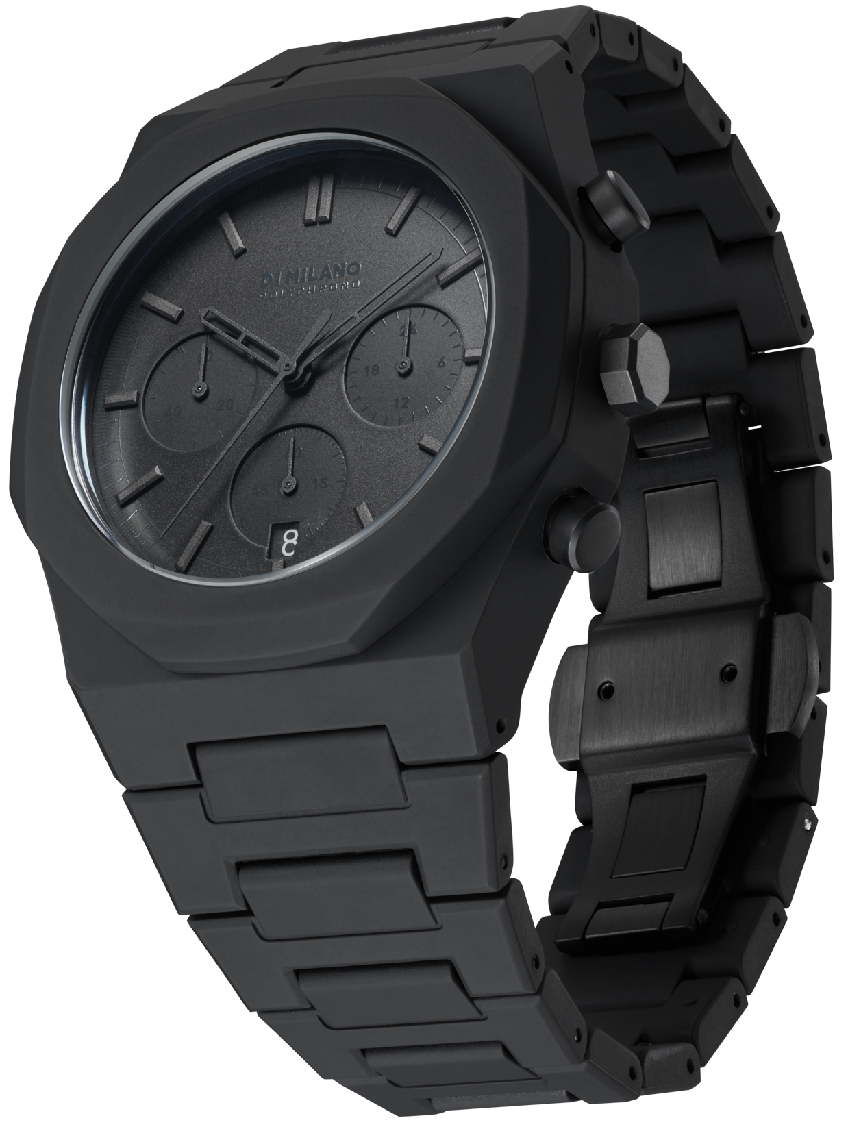 D1 Milano Polychrono Shadow Watch PHBJSH Image 3