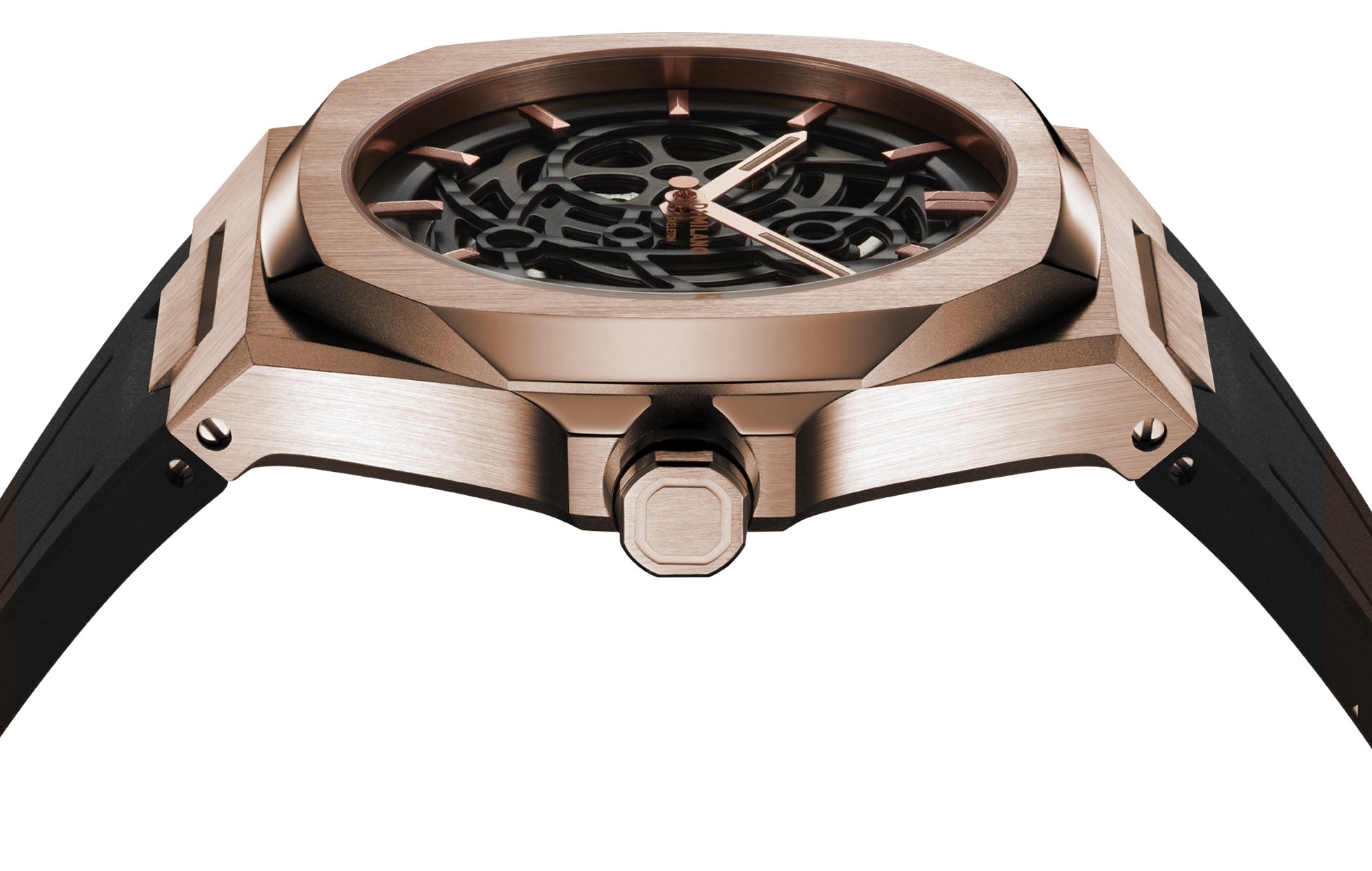 D1 Milano Skeleton Rose Gold D1-SKRJ12 Image 4