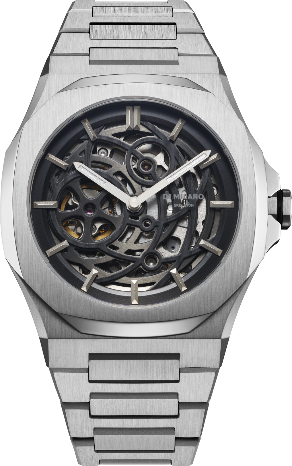 D1 Milano Skeleton Silver Watch SKBJ10 Image 1