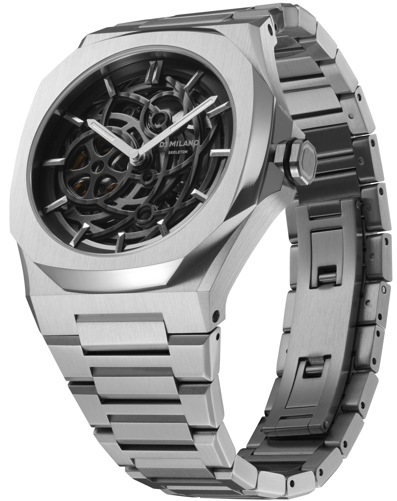 D1 Milano Skeleton Silver Watch SKBJ10 Image 3
