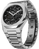 D1 Milano Skeleton Silver Watch SKBJ10 Image 3