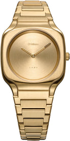 D1 Milano Square Disco Gold Watch SQBL03 Image 1