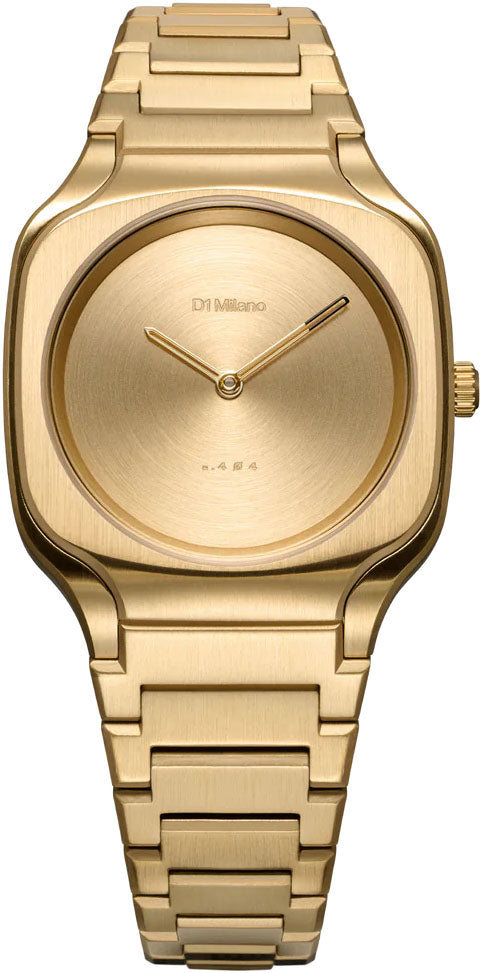 D1 Milano Square Disco Gold Watch SQBL03 Image 1