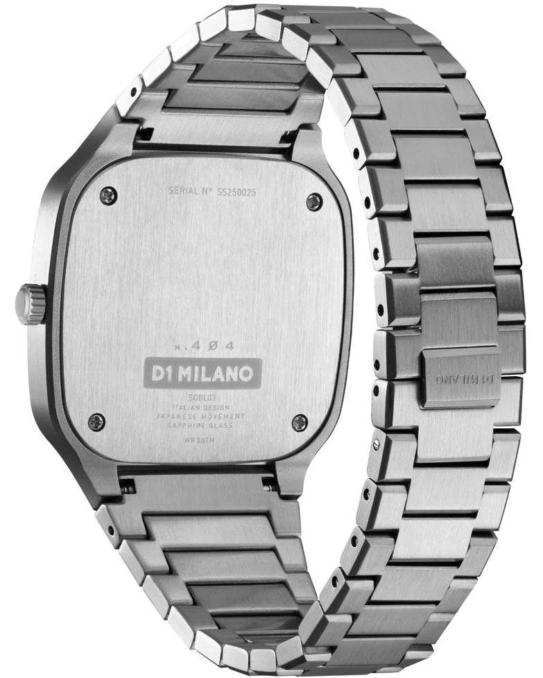 D1 Milano Square Gray Frame Watch SQBJ10 Image 3