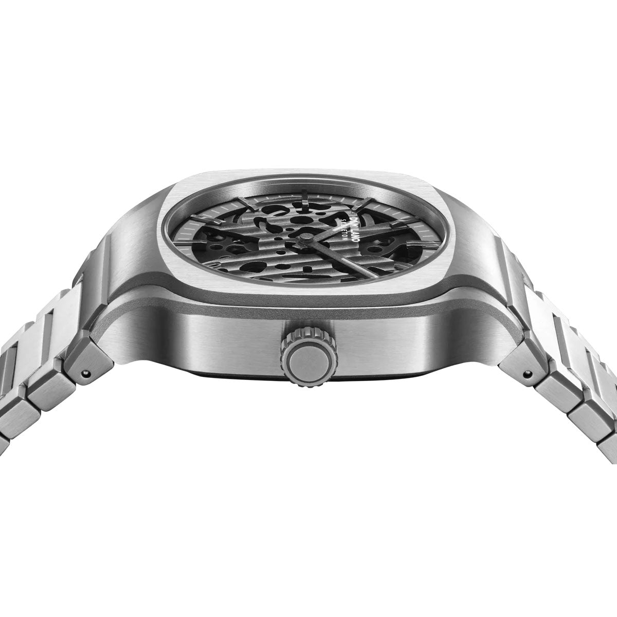 D1 Milano Square Skeleton Grey Depth Watch SLBJ01 Image 3