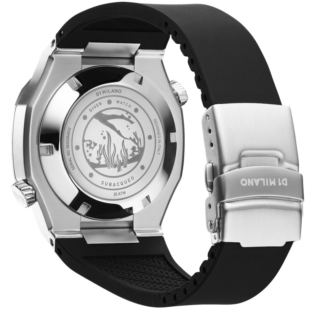 D1 Milano Subacqueo Diver Deep Black D1-DVRJ01 Image 2