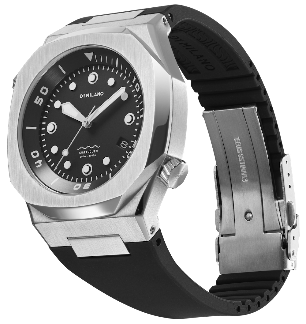 D1 Milano Subacqueo Diver Deep Black D1-DVRJ01 Image 3
