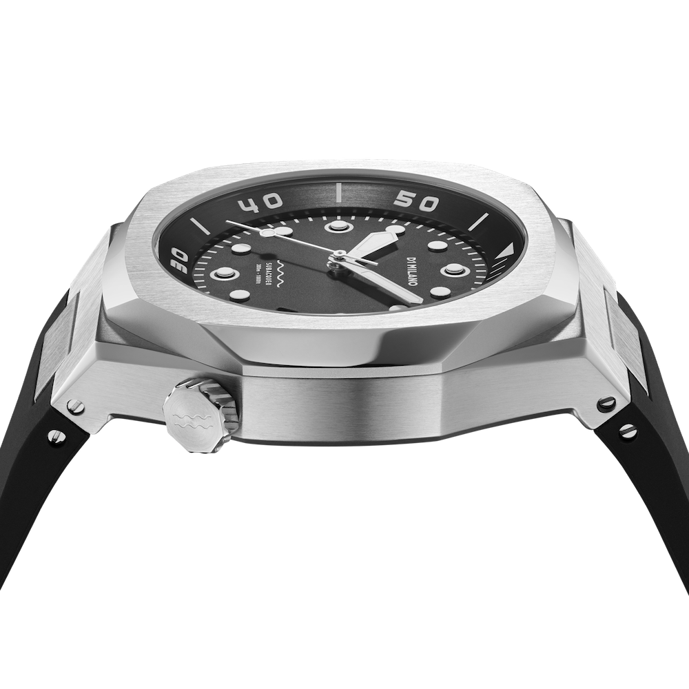 D1 Milano Subacqueo Diver Deep Black D1-DVRJ01 Image 4